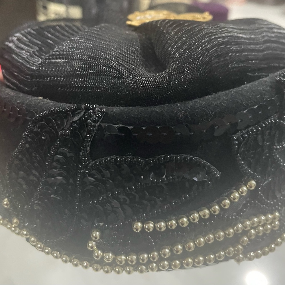 Elegant Black Beaded Women's Accessory